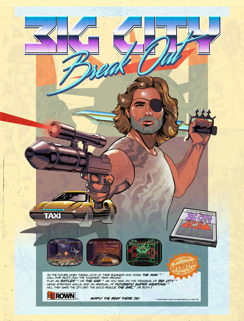 Illustration for article titled Kurt Russell Is Getting His Own Art Show Because Sometimes the World Is a Good Place
